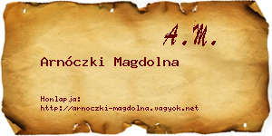 Arnóczki Magdolna névjegykártya