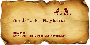 Arnóczki Magdolna névjegykártya